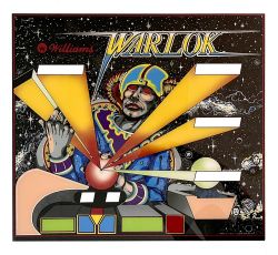 Warlok Backglass - WALL HANGER
